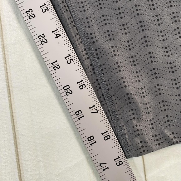 Nike Legend Pant Leggings Womens XL Gray Dri-FIT Capri Black Print 724937-021 - Picture 10 of 11